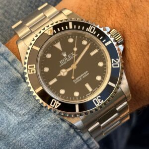 ROLEX SUBMARINER NO DATE 14060M, MK4, SER. D, 2007, FULL SET
