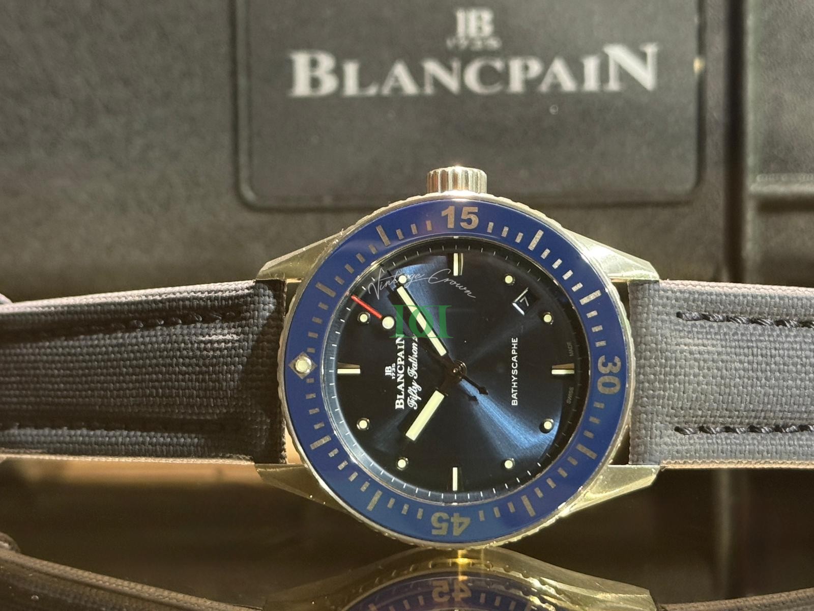 Blancpain Fifty Fathoms Bathyscaphe 5100 1140 O52A Blue Dial 2021 - foto 2
