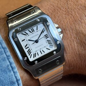 Cartier Santos Galbée XL W20098D6 Silver Opal Dial - foto 1