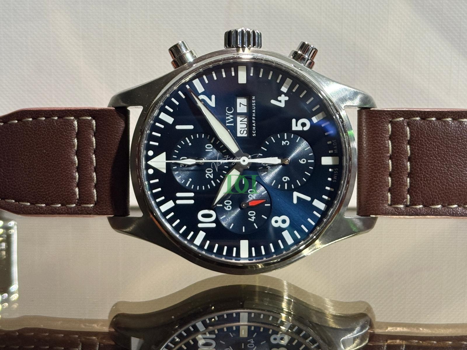 IWC Pilot Chronograph Le Petit Prince 377714 Blue Dial 2018 - foto 2