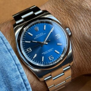 Rolex Oyster Perpetual 116000 Blue Explorer Dial 2012 - foto 1