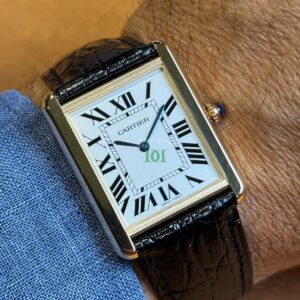 Cartier Tank Solo 18K Yellow Gold Large W1018855 Silver Dial 2008 - foto 1