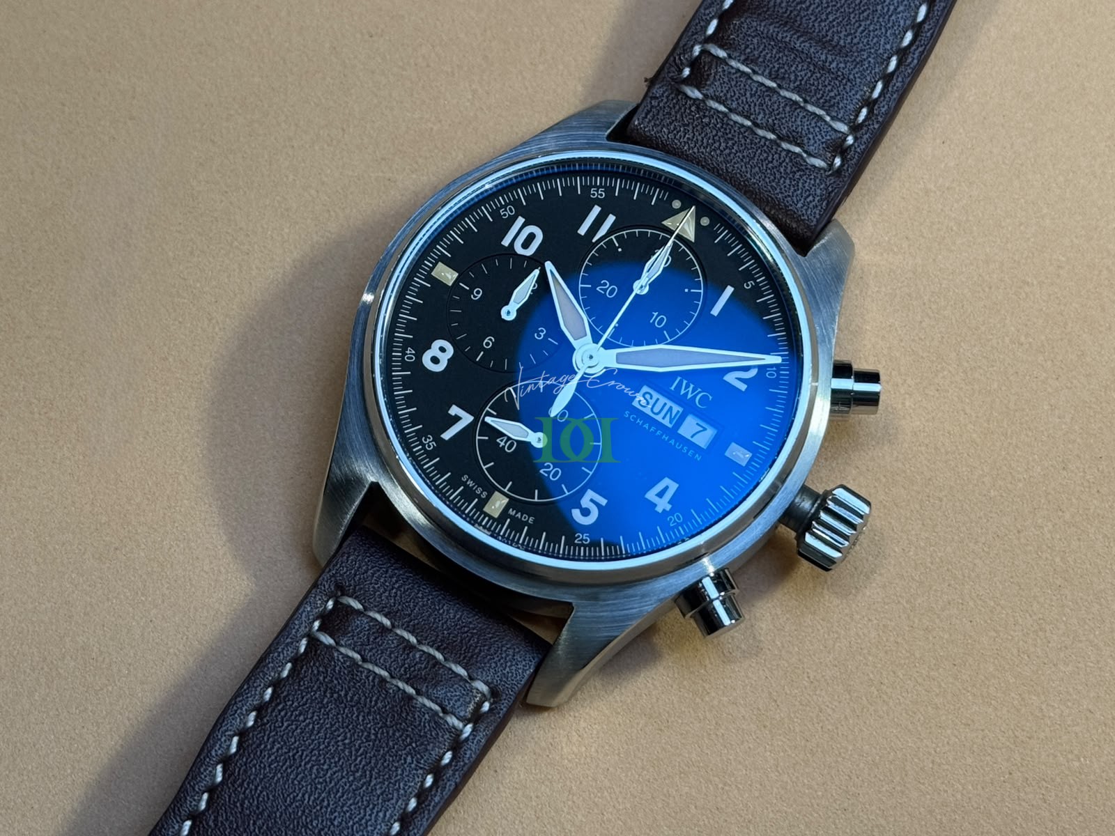 IWC Pilot Spitfire Chronograph 387903 Black Dial 2024 - foto 2