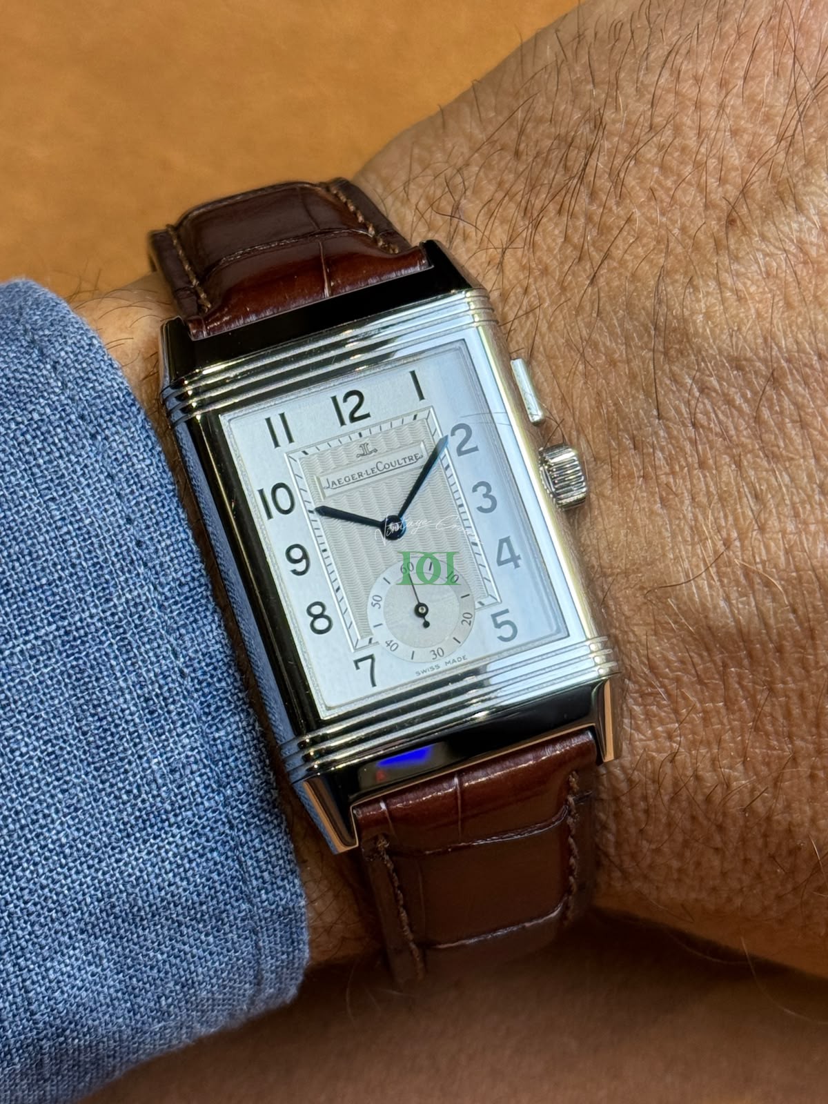Jaeger-LeCoultre Reverso Grand Taille Duoface Night & Day Q2718410 Silver Anthracite Dial 2013 - foto 2